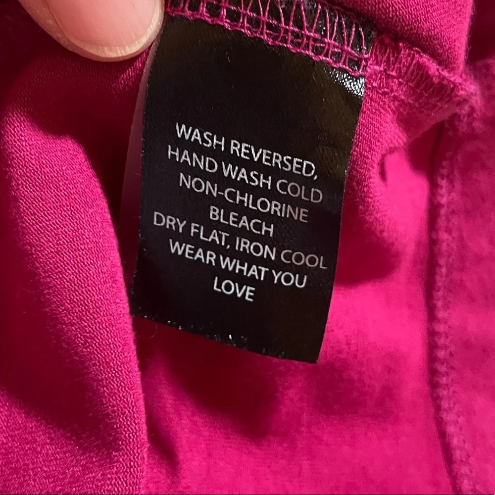 Torrid magenta spaghetti strap tank w/ crossed strap neckline detail plus sz 3x - Picture 6 of 7